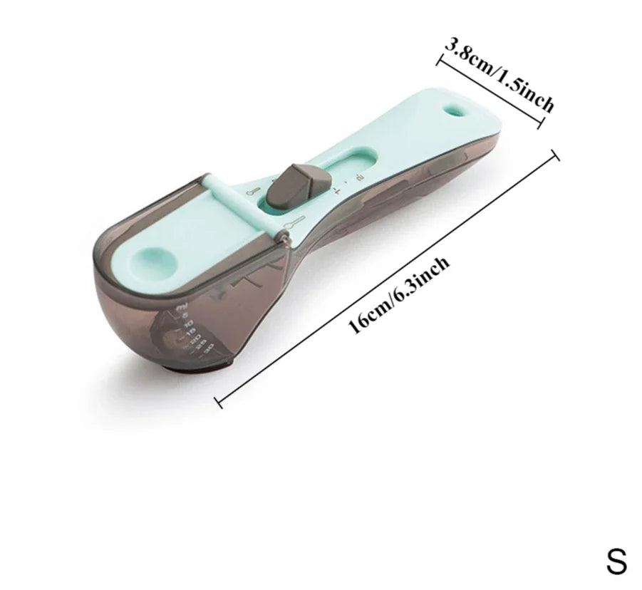 Kitchen Plastic Measuring Accessories Spoon with Scale