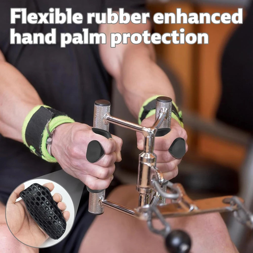 Anti-Slip Grips for Weight Lifting Pull-Ups Hand Protector Strengthener Handle Gloves