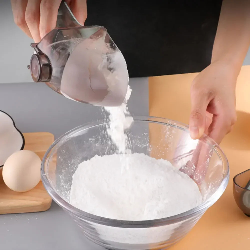 Kitchen Plastic Measuring Accessories Spoon with Scale