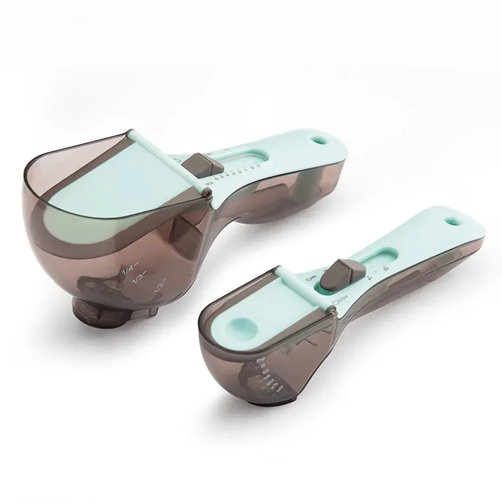 Kitchen Plastic Measuring Accessories Spoon with Scale