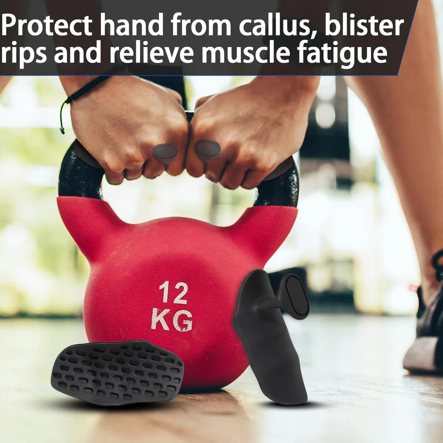 Anti-Slip Grips for Weight Lifting Pull-Ups Hand Protector Strengthener Handle Gloves