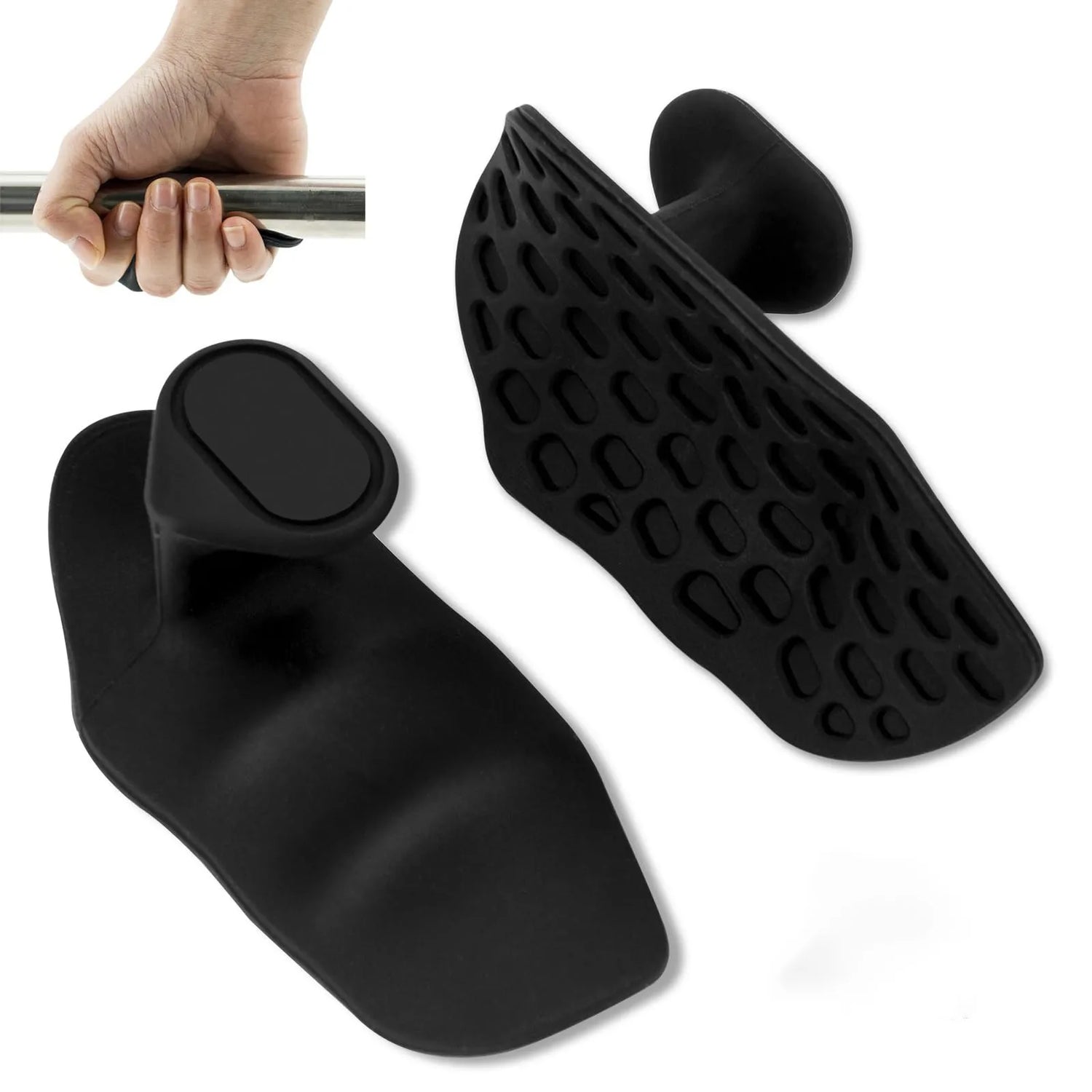 Anti-Slip Grips for Weight Lifting Pull-Ups Hand Protector Strengthener Handle Gloves