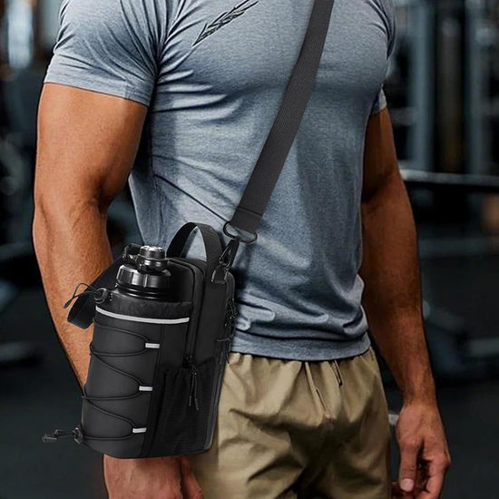 Water Cup Hanging Bag Magnetic Carrier Bag With Phone Pocket.